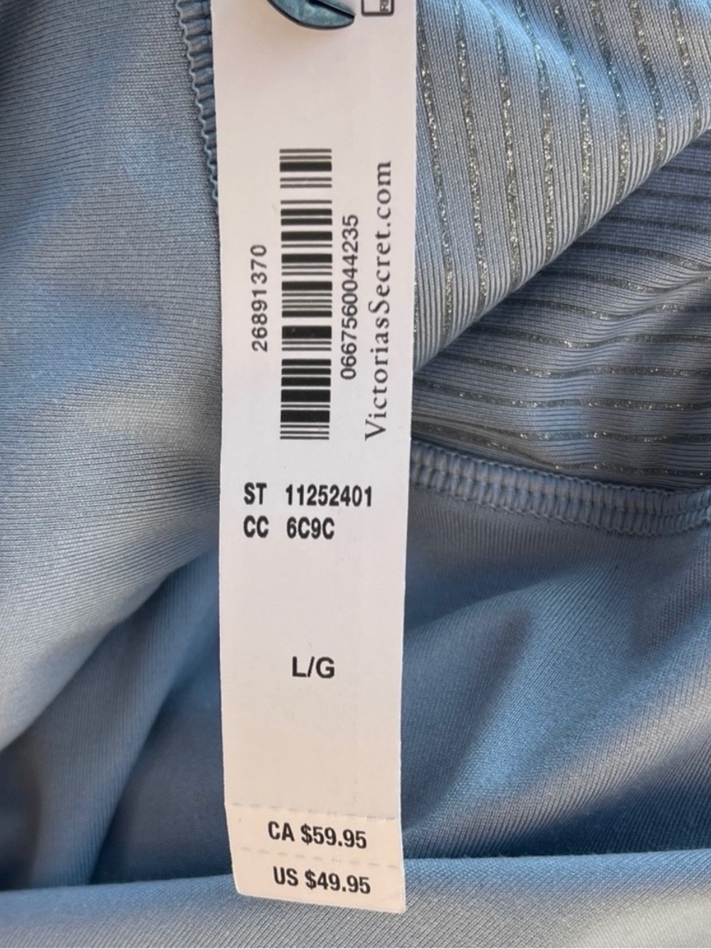 Victoria's Secret Light Gray High-Waist Seamless Leggings - Picture 5 of 5